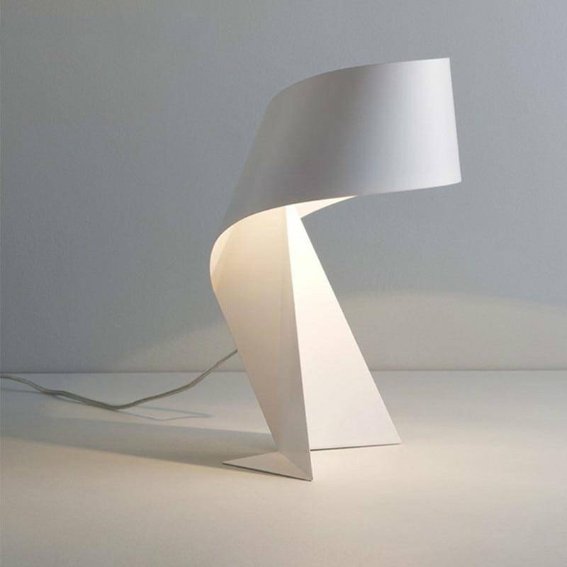 Bedside lamp or desk LED design in roundness