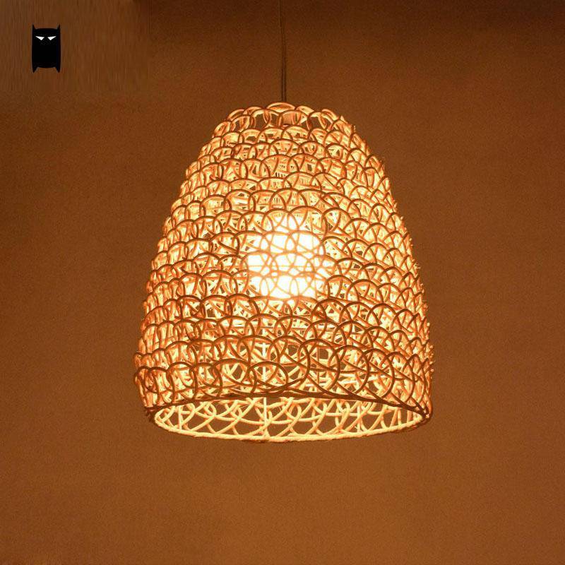 Lámpara de suspensión en bambú design Café