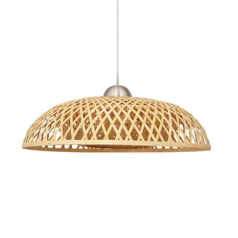 Lámpara de suspensión en bambú design Wicker