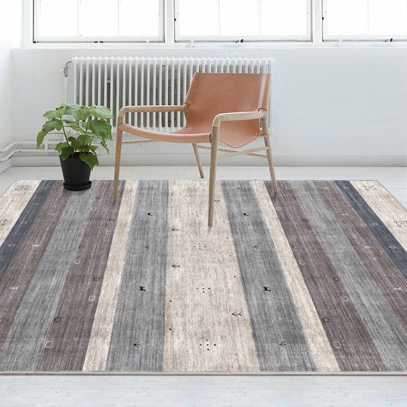 Rectangular carpet with geometric shapes Floor A