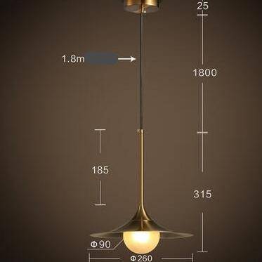 LED design chandelier with lampshade gold Hang style