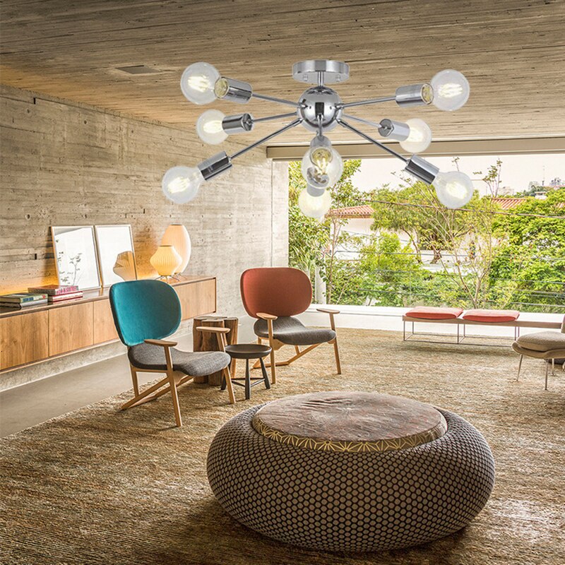 Plafonnier LED design style industriel Iona