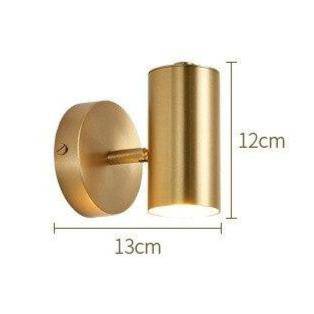 wall lamp wall-mounted Spotlight gold LED directional