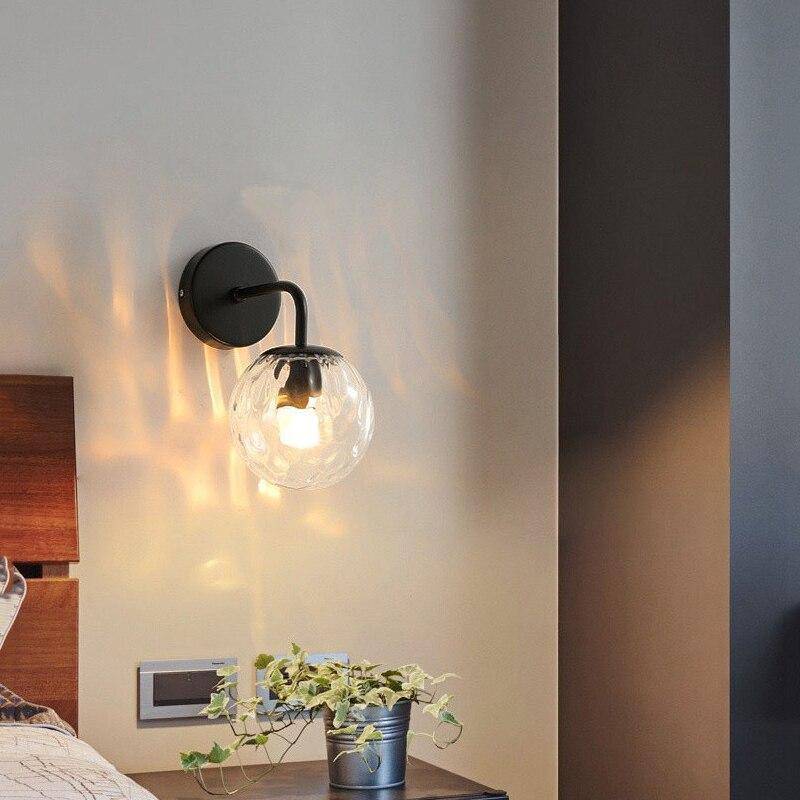 Applique murale à LED avec boule en verre Wall
