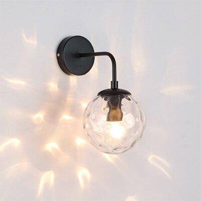 Applique murale à LED avec boule en verre Wall