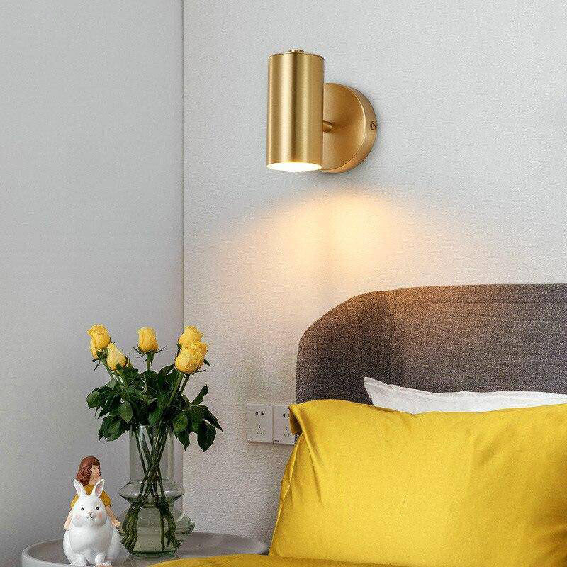 wall lamp wall-mounted Spotlight gold LED directional