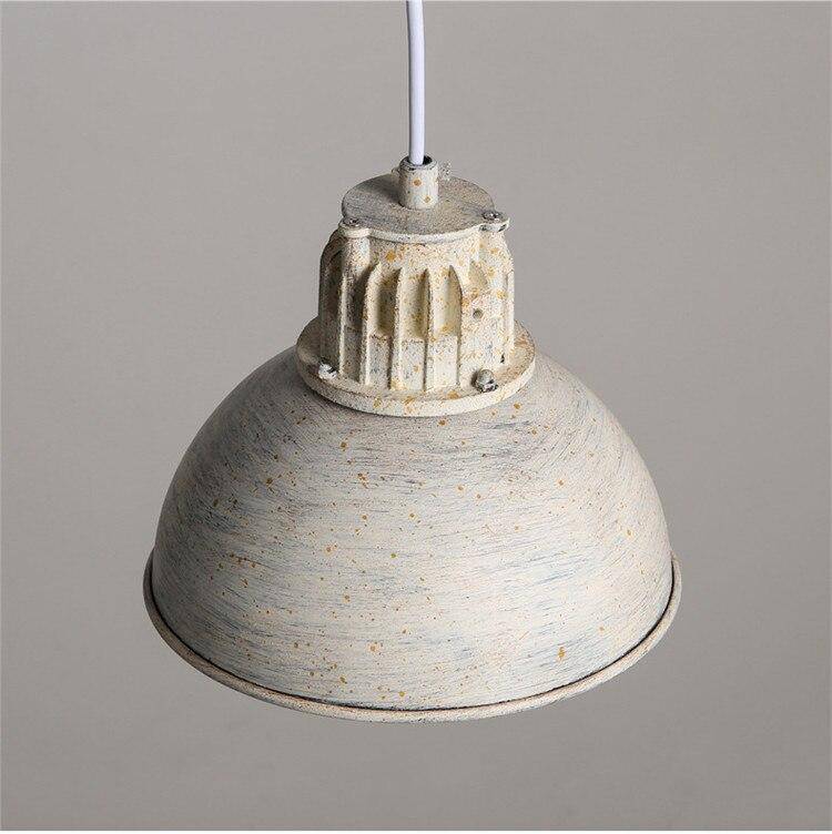 Lámpara de suspensión media bola retro de estilo industrial