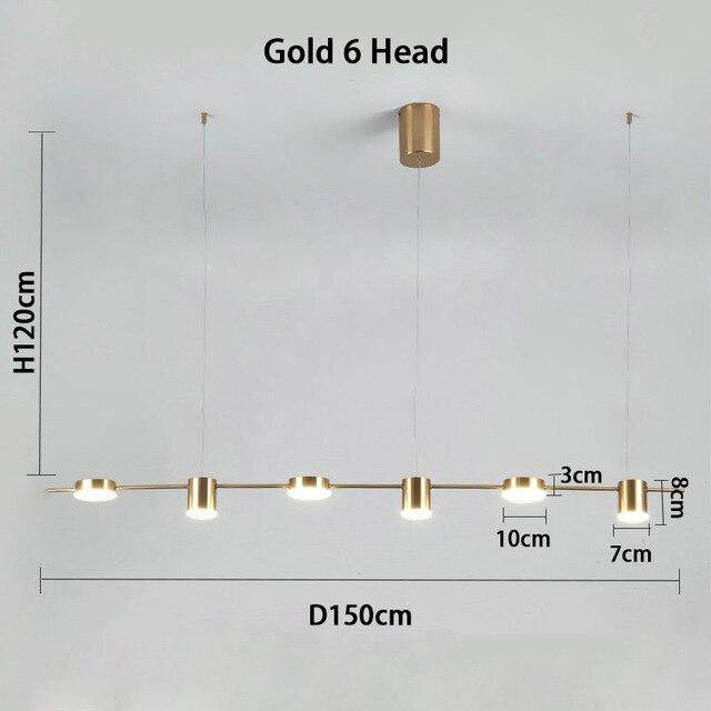 Luxury Hang metal design LED chandelier