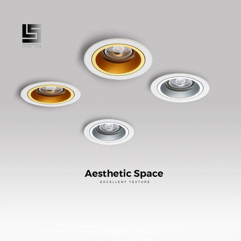 Spotlight recessed LED design with rounded edges Angel