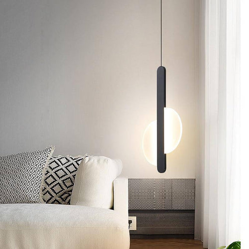 Lámpara de suspensión design LEDs de aluminio con formas circulares