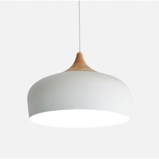 pendant light modern wood and metal Elina