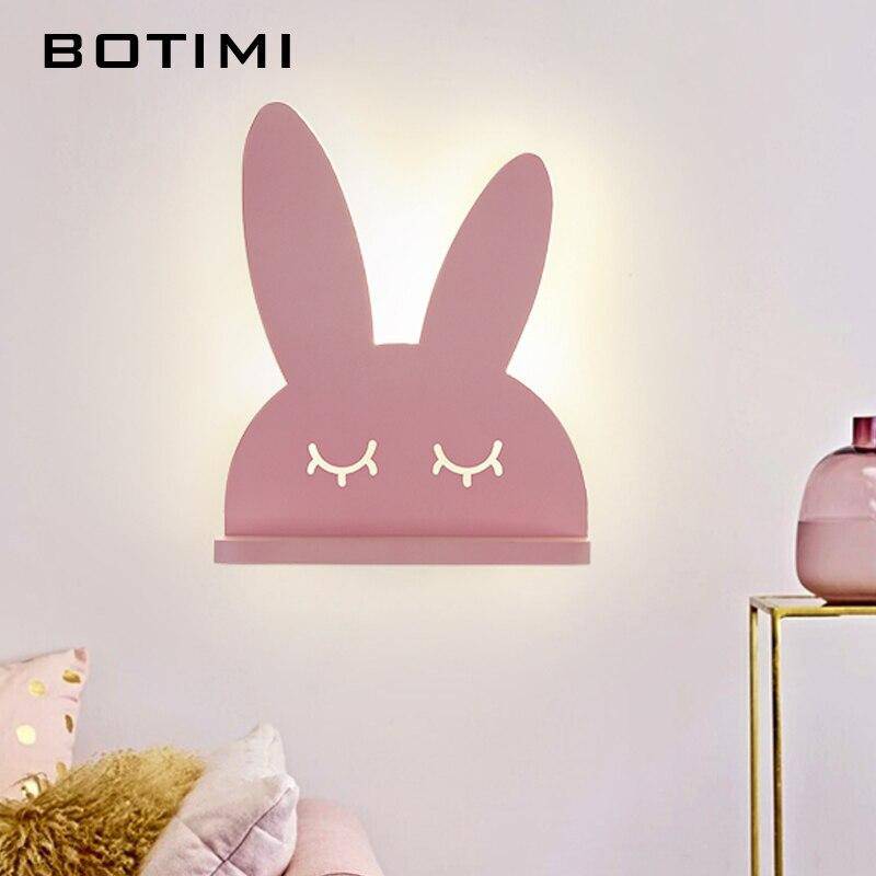 wall lamp LED wall with cartoon shelf for children
