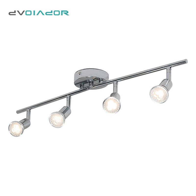 Chrome plated ceiling light bars at Spotlights Spotlight