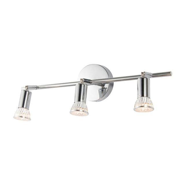 Chrome plated ceiling light bars at Spotlights Spotlight