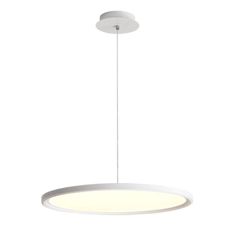 Lámpara de suspensión design LED con disco metálico Estilo Loft