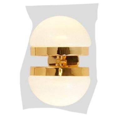 wall lamp Gold LED wall lamp with Creative design half-sphere