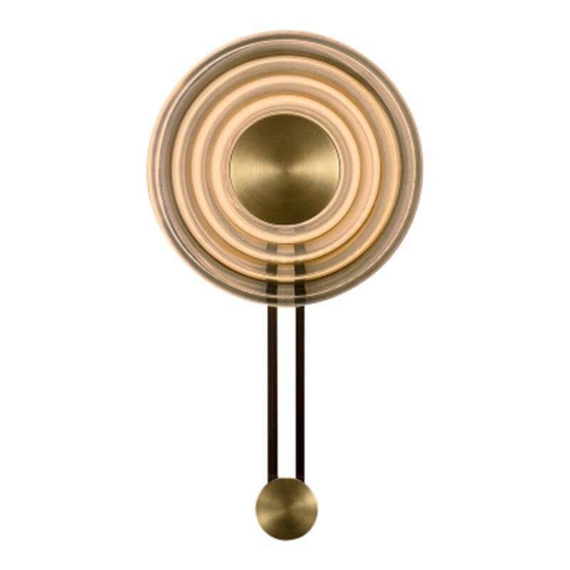 wall lamp LED wall design gold rounded Shining style
