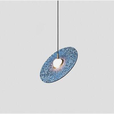 pendant light terrazzo-style disc design Satellite