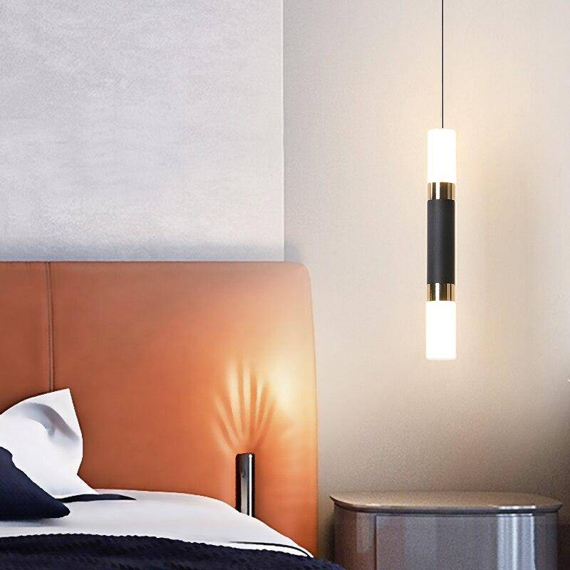 Suspension design LED cylindrique en acier Mosko