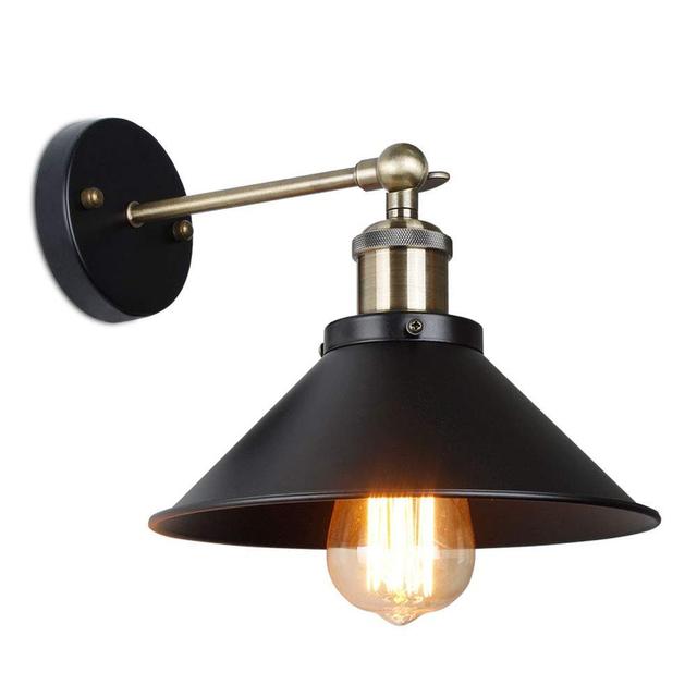 wall lamp vintage wall with lampshade conical Brenty