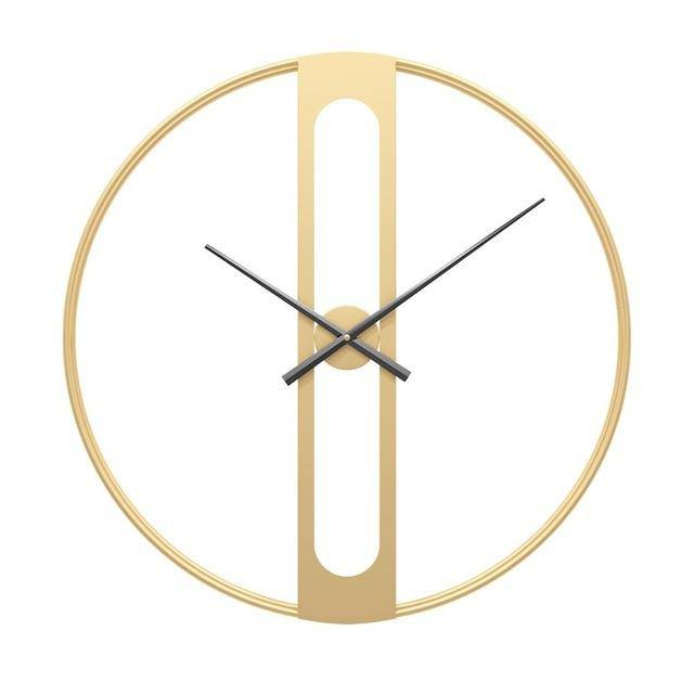 Wall clock design round metal retro 50cm Garden