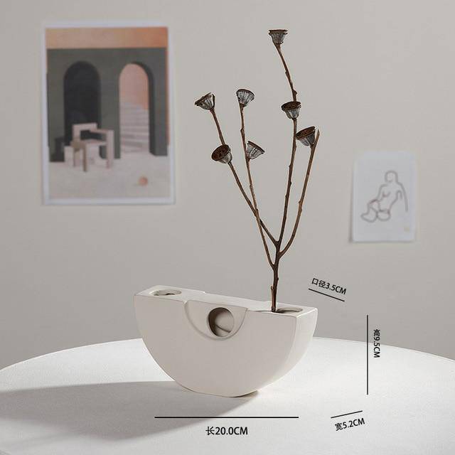 Nordic style ceramic design vase