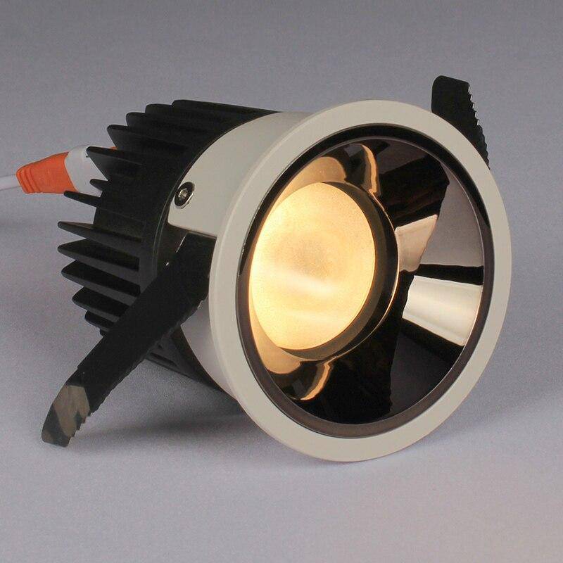 Spot design encastré LED en aluminium effet cuivré