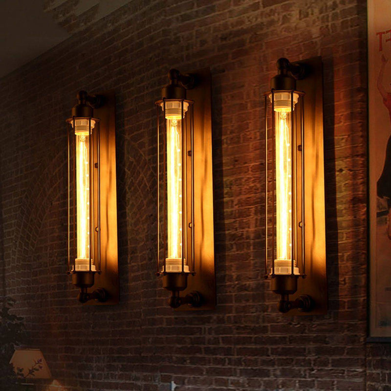 Applique murale design rustique vintage à LED Edison
