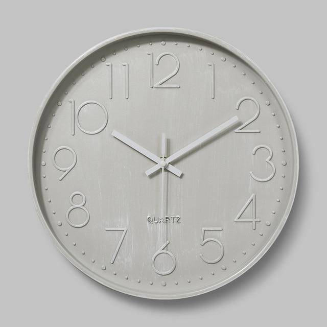 Wall clock modern round coloured 30cm