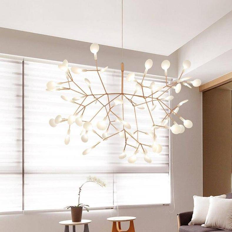 Design Modern pendant light LED gilded tree Home