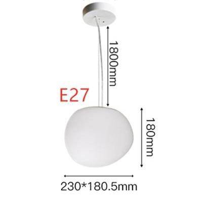 Lámpara de suspensión design LED de burbuja blanco italiano Design