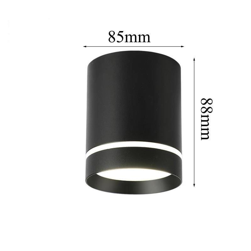 Spotlight modern LED cylinder metal coloured Loft