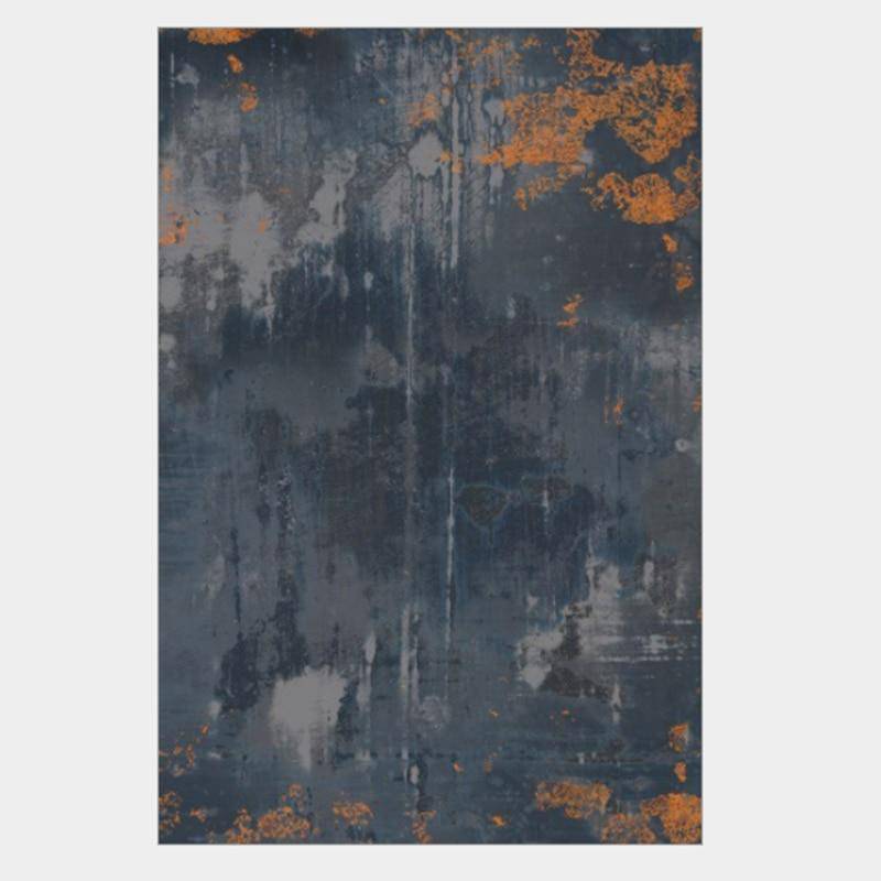 Modern rectangle rug in industrial style Maja C