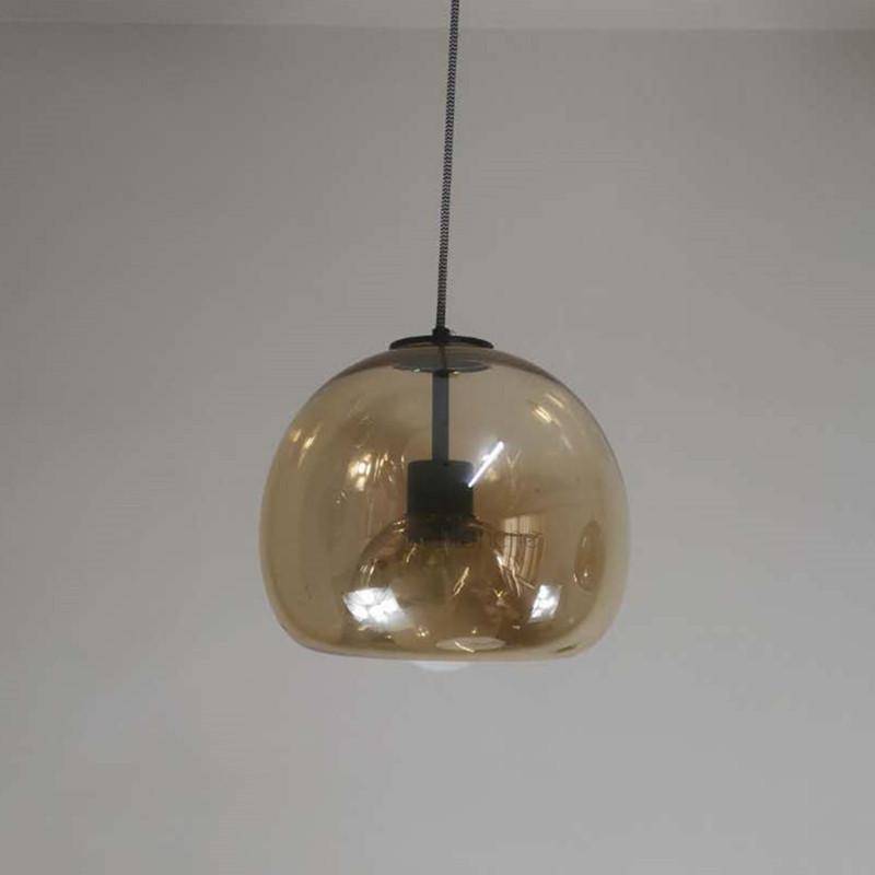 Lámpara de suspensión design Luces LED de cristal ahumado