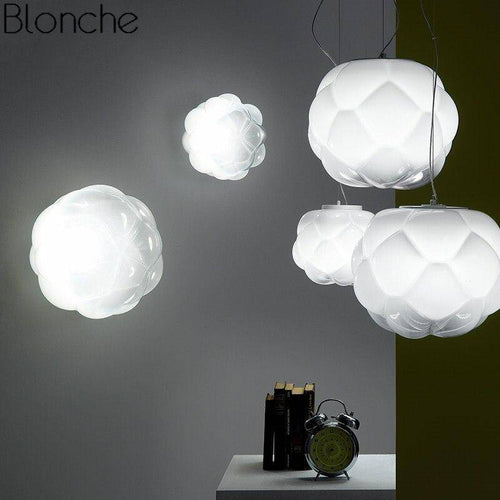pendant light modern LED glass cloud light style