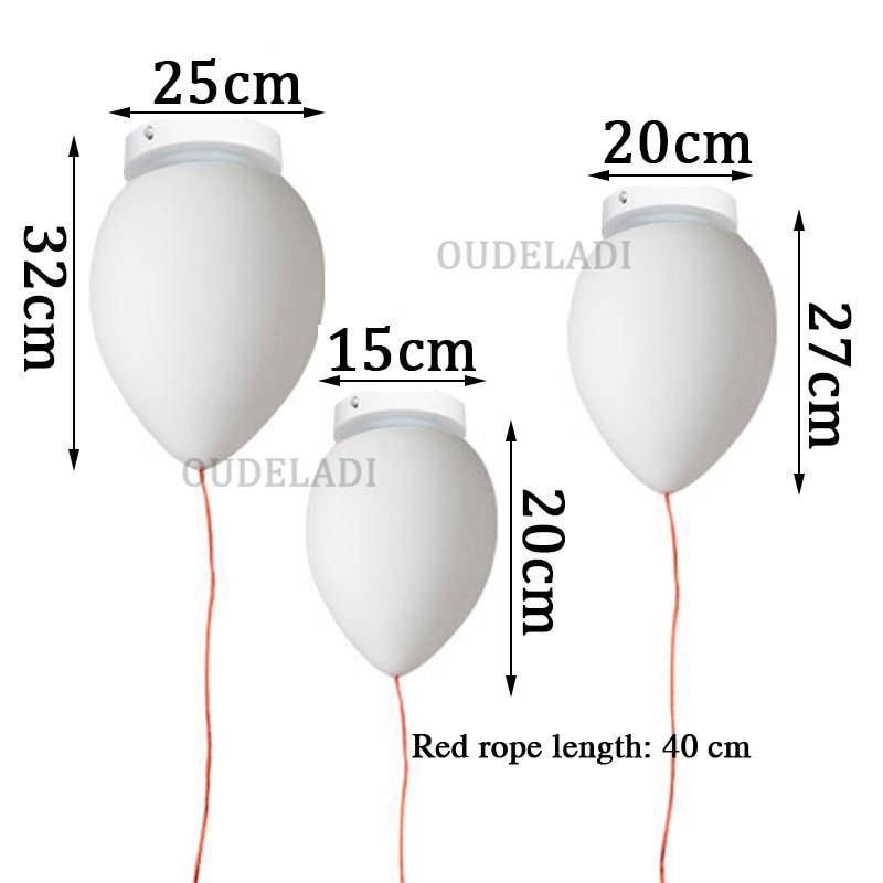 Plafonnier LED en forme de ballon enfant Modern