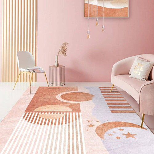 Rectangular carpet with modern geometrical shapes Alia A