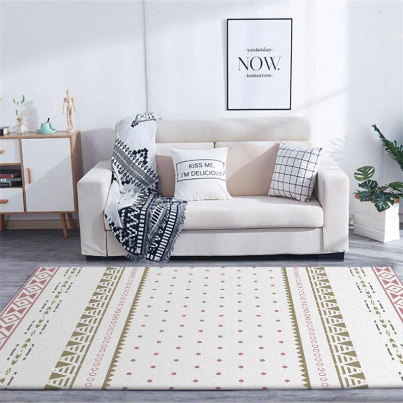 Rectangular Berber carpet with Stripe pattern