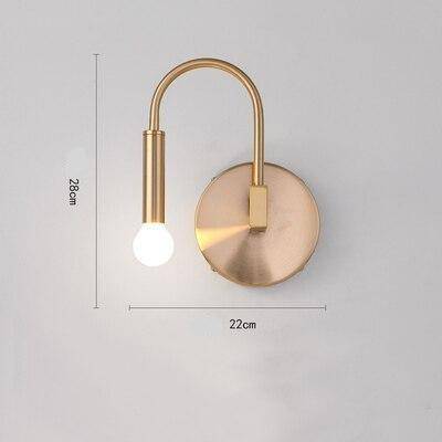 wall lamp modern LED wall light with drop bulb