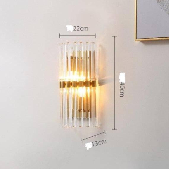 wall lamp LED design wall lamp in luxury crystal glass