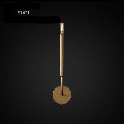 Applique murale design à LED avec tube et ampoule rétro