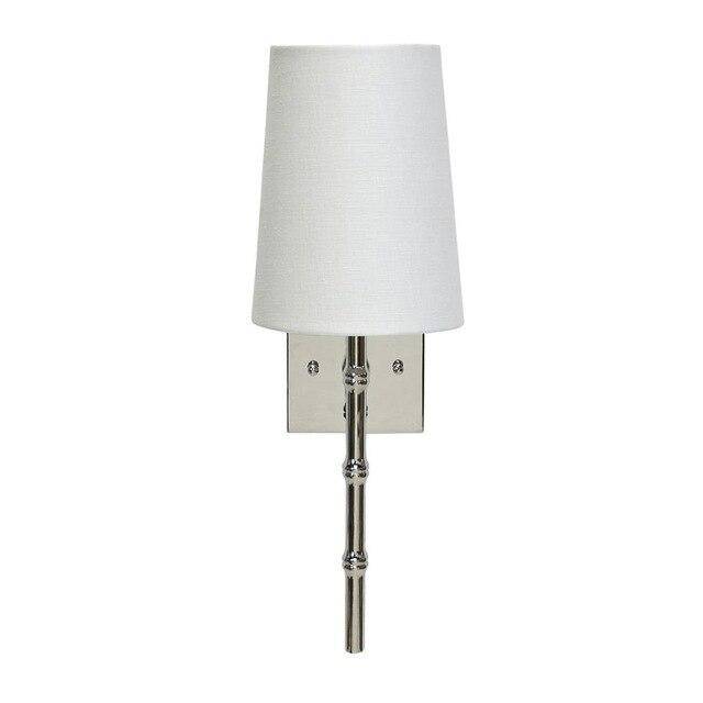 Applique murale moderne LED avec abat-jour blanc et métal coloré