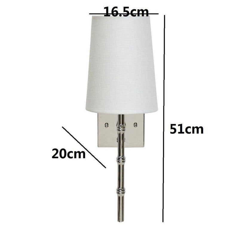 wall lamp modern LED wall light with lampshade white and coloured metal