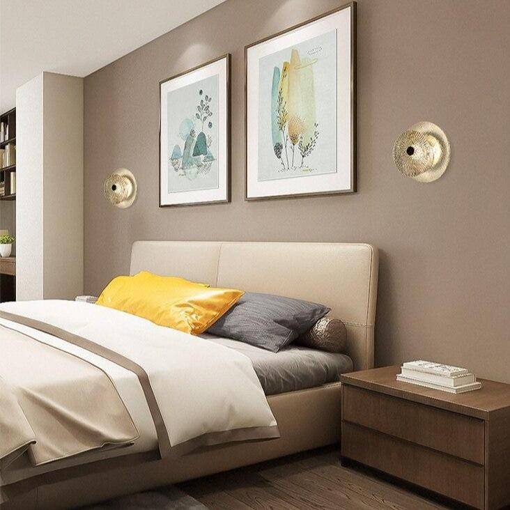 Aplique design LED oro minimalista