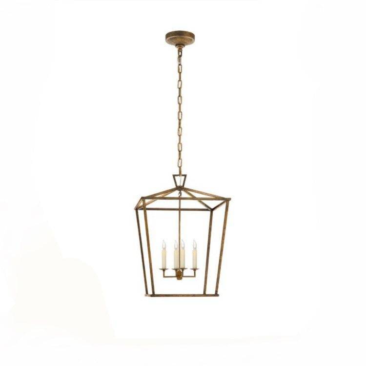 pendant light Metal LED retro with retro style candles