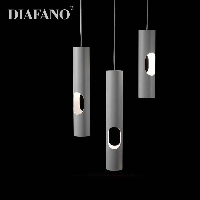 pendant light modern LED with cylindrical aluminum tube Hotel