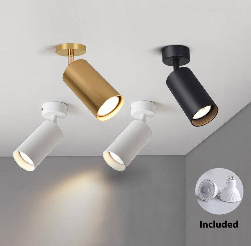 Spot design LED cylindre en aluminium
