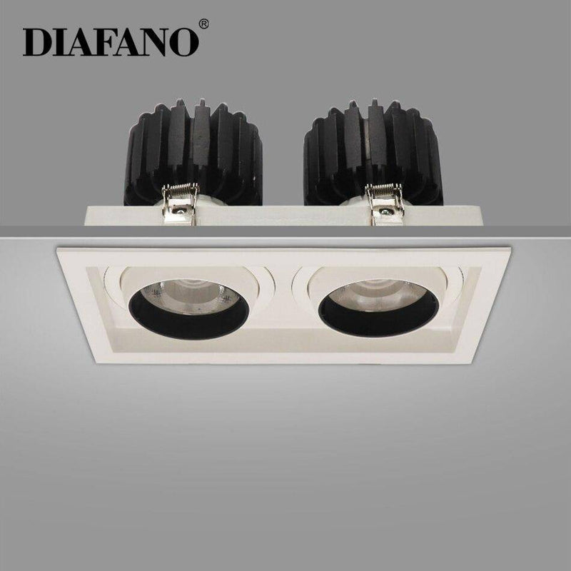 Spot moderne encastrable LED en aluminium