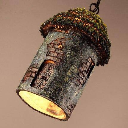 Lámpara de suspensión LED Deco en forma de casa
