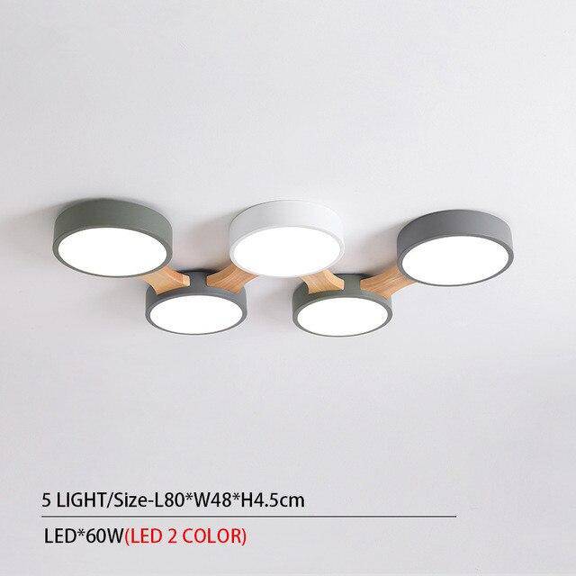 Botimi multi-part round LED ceiling light